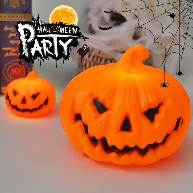Pumpkin Lantern Halloween - ฮาโลวีน LED โคมไฟฟักทองเครื่องประดับบรรยากาศสยองขวัญของเล่นเด็ก 2026 ปาร์ตี้ฮาโลวีนตกแต่งบ้านอุปกรณ์ตกแต่ง