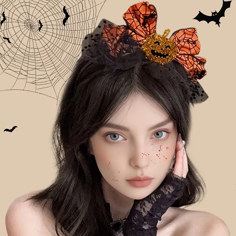 ที่คาดผมรูปฟักทองฮาโลวีน 1 ชิ้ - Spider Web Halloween Decoration บทวิจารณ์และราคา