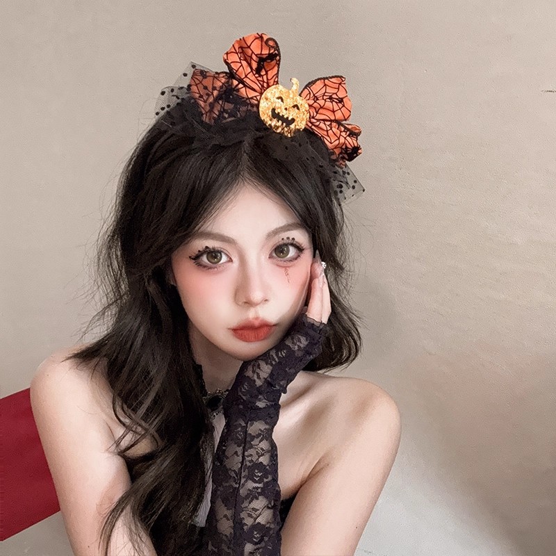 ที่คาดผมรูปฟักทองฮาโลวีน 1 ชิ้ - Spider Web Halloween Decoration บทวิจารณ์และราคา