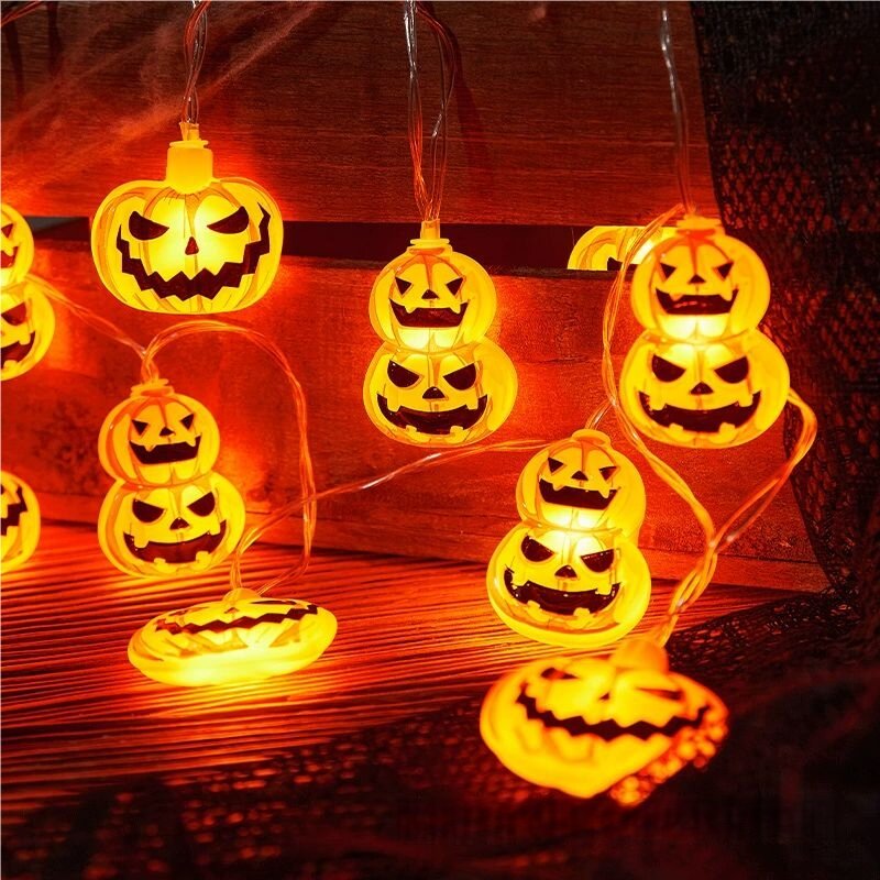 ไฟประดับฮาโลวีน 10/20 LED ใช้แ - Halloween Led String Lights Orange บทวิจารณ์และราคา