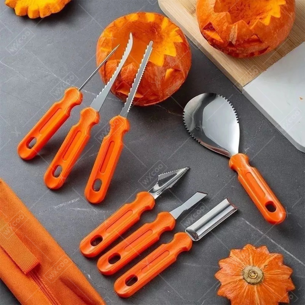 ชุดเครื่องมือแกะสลักฟักทองฮาโล - Pumpkin Lantern Halloween บทวิจารณ์และราคา
