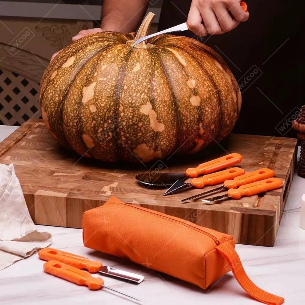 ชุดเครื่องมือแกะสลักฟักทองฮาโล - Pumpkin Lantern Halloween บทวิจารณ์และราคา