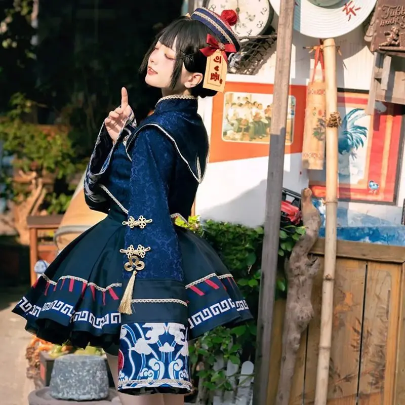 Lolita สไตล์จีนหวานชุดน่ารักอะ - Halloween Costume Kids บทวิจารณ์และราคา