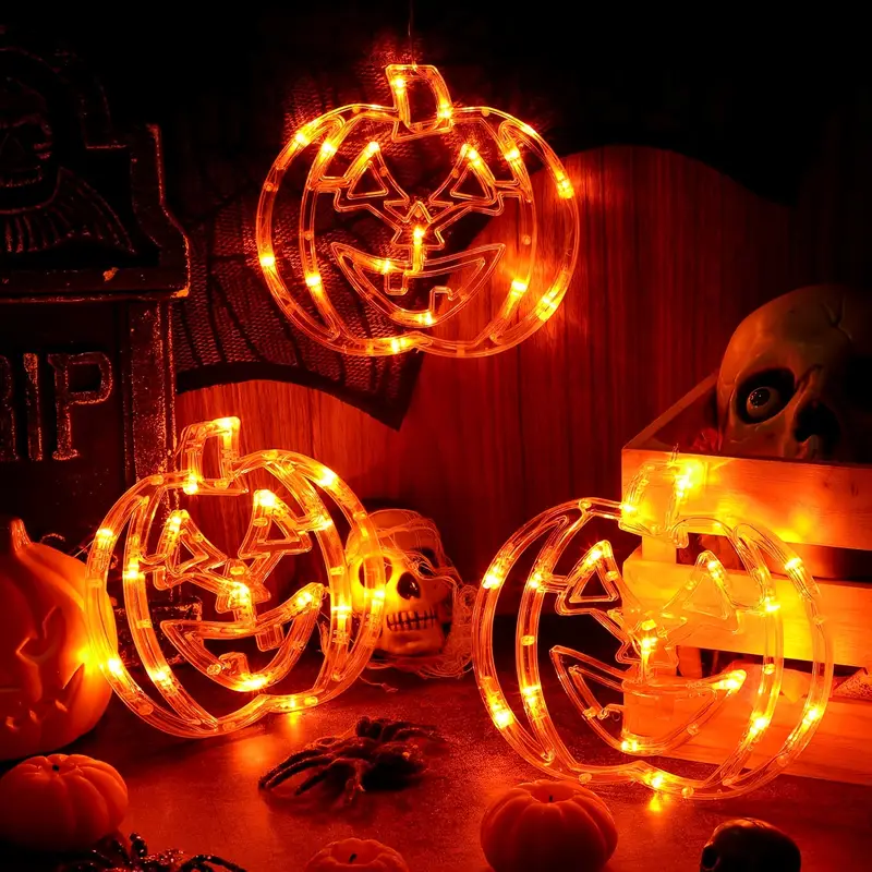 ไฟประดับ LED ฮาโลวีน รูปฟักทอง - Halloween Pumpkin Decor Led บทวิจารณ์และราคา