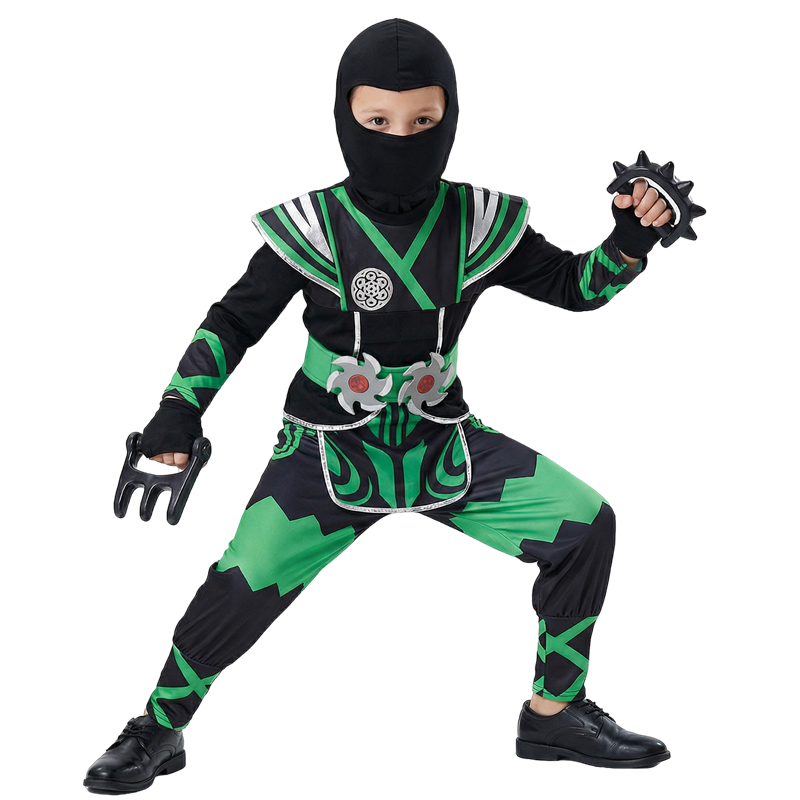 ชุดนินจาสีเขียวสำหรับเด็กพร้อม - Halloween Costume Kids บทวิจารณ์และราคา