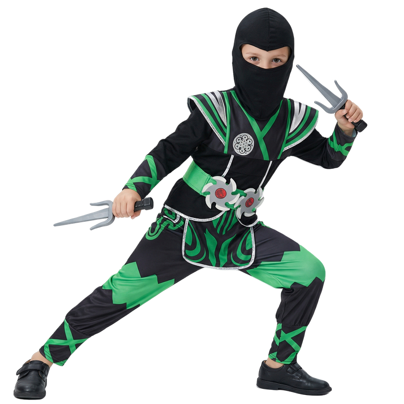 ชุดนินจาสีเขียวสำหรับเด็กพร้อม - Halloween Costume Kids บทวิจารณ์และราคา