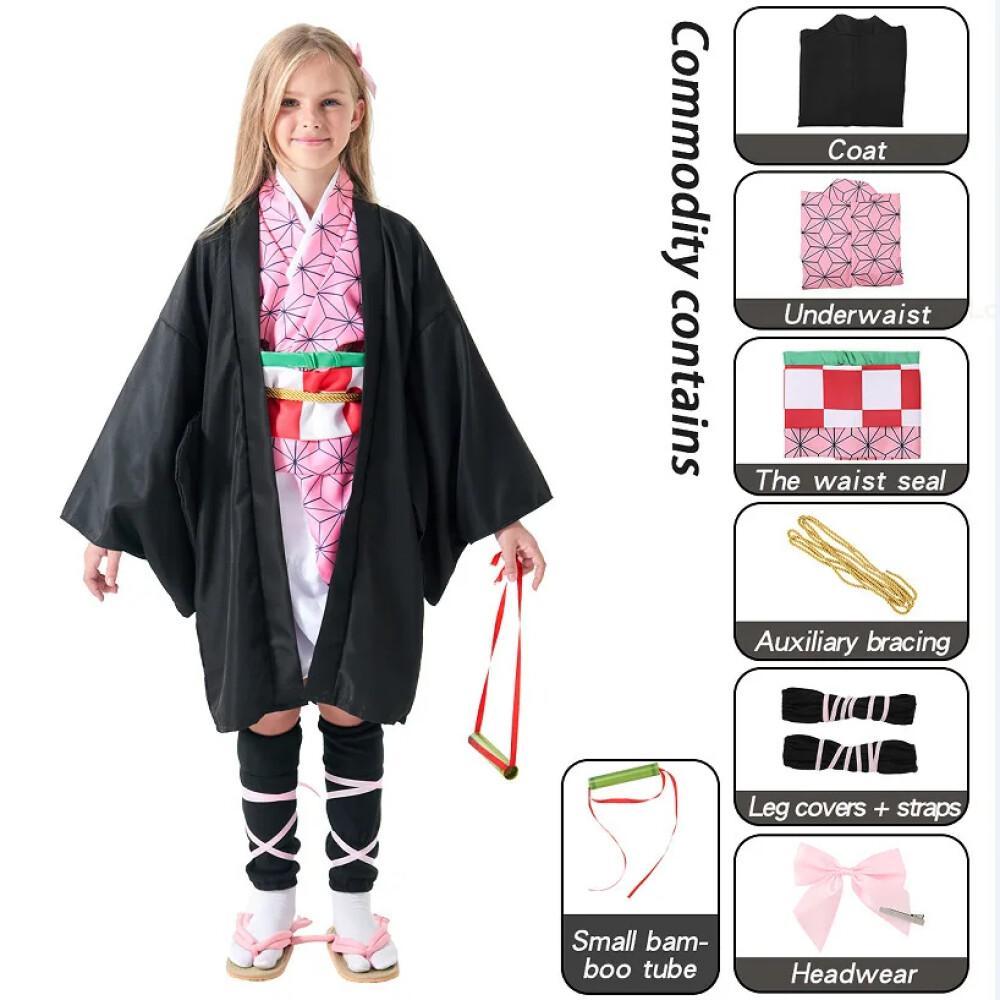 ชุดคอสเพลย์อนิเมะดาบพิฆาตอสูร  - Halloween Costume Kids บทวิจารณ์และราคา