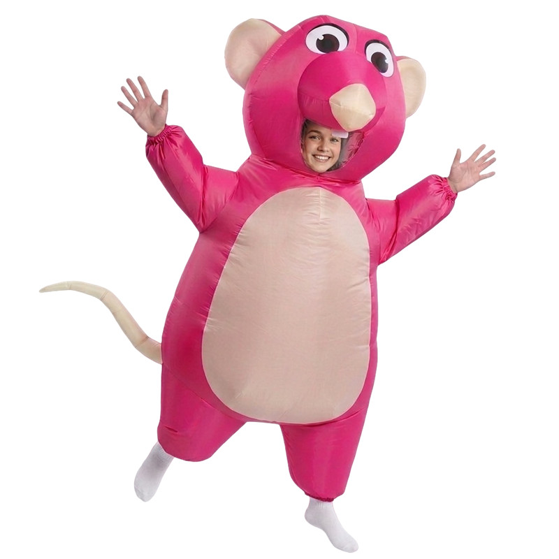 ชุดมาสคอตเป่าลมรูปหนูการ์ตูนสำ - Halloween Costume Adult บทวิจารณ์และราคา