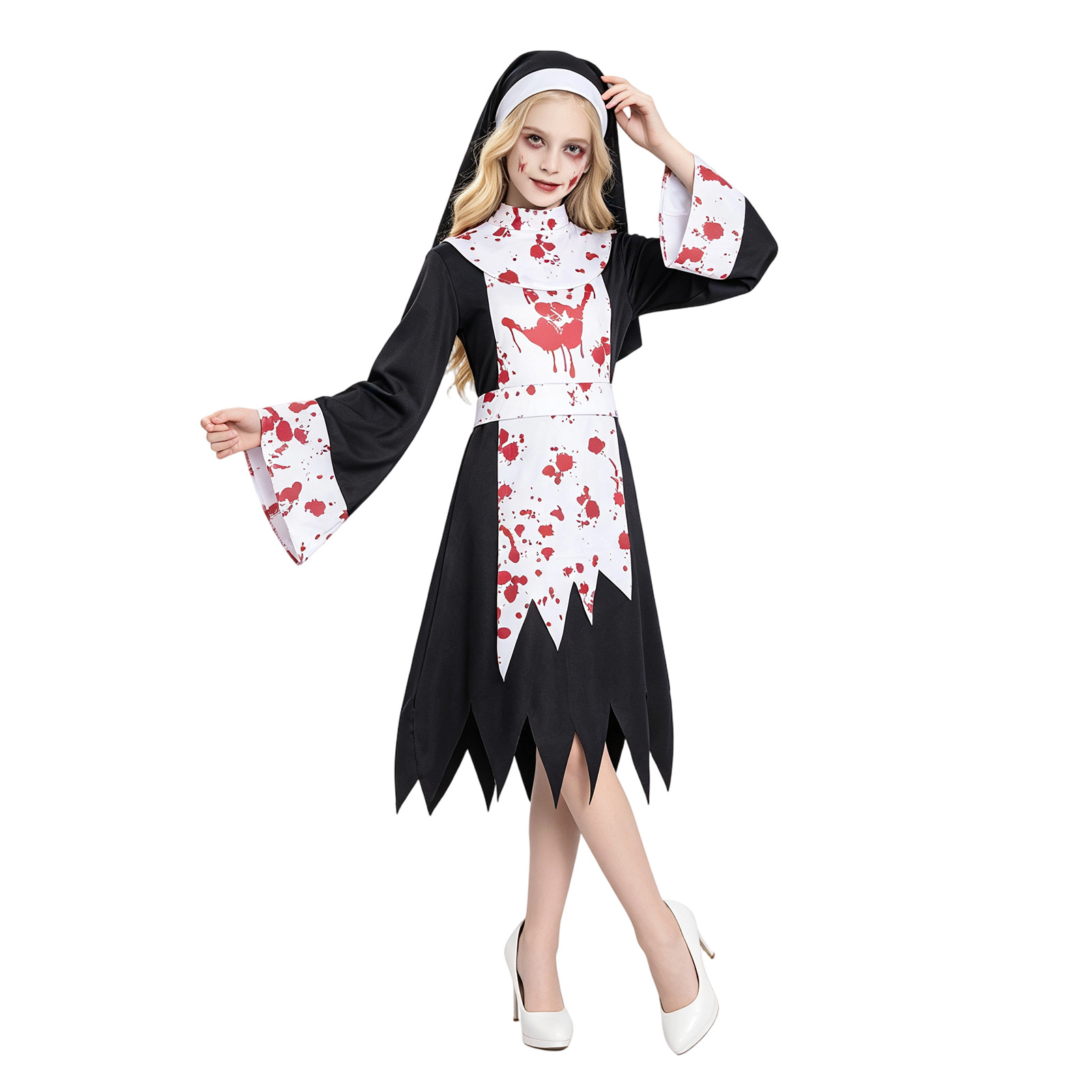 ชุดคอสเพลย์แม่ชีสุดหลอนสำหรับผ - Halloween Costume Kids บทวิจารณ์และราคา