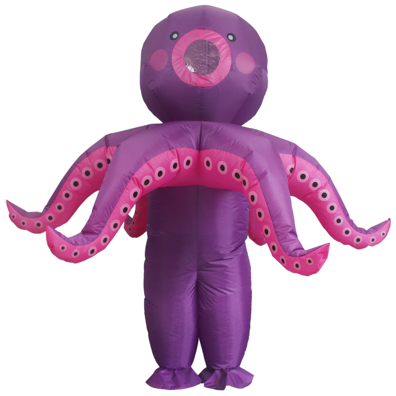 ชุดแฟนซีเป่าลมรูปปลาหมึกยักษ์ท - Halloween Costume Adult บทวิจารณ์และราคา