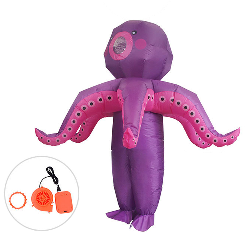 ชุดแฟนซีเป่าลมรูปปลาหมึกยักษ์ท - Halloween Costume Adult บทวิจารณ์และราคา