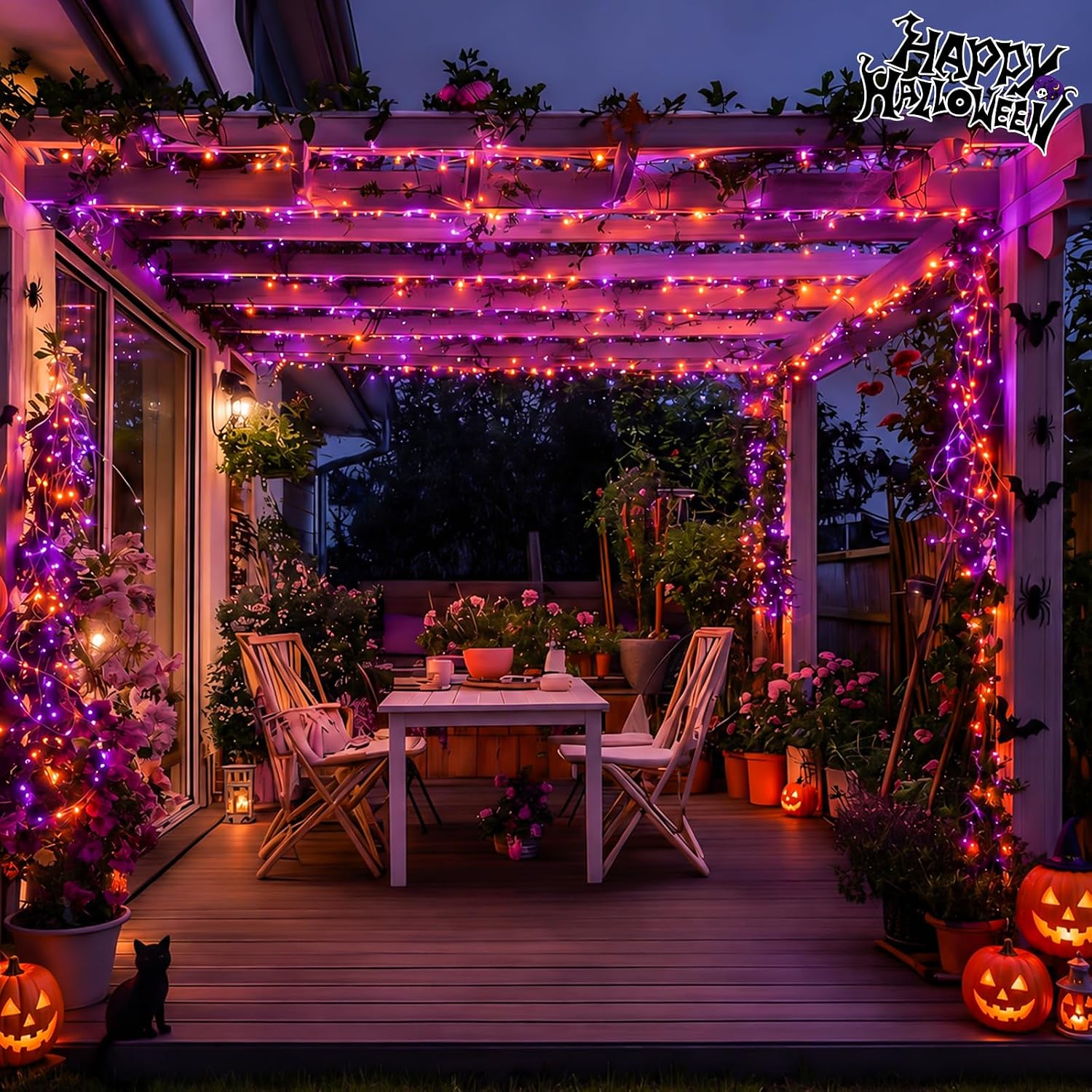 ไฟประดับสายทองแดงพลังงานแสงอาท - Halloween Led String Lights Orange บทวิจารณ์และราคา