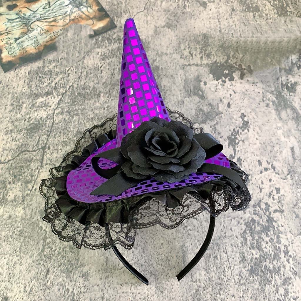 3 ชิ้น/1 ชิ้น ที่คาดผมหมวกแม่ม - Spider Web Halloween Decoration บทวิจารณ์และราคา