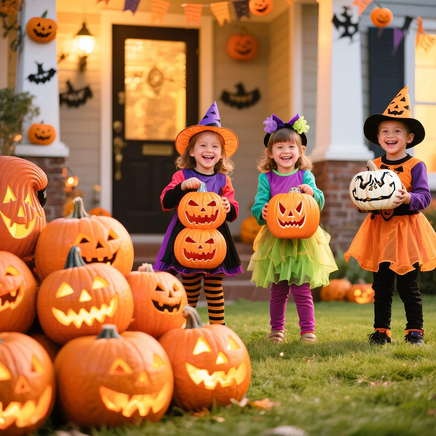 ของตกแต่งฟักทองเรืองแสงสามชั้น - Halloween Pumpkin Decor Led บทวิจารณ์และราคา